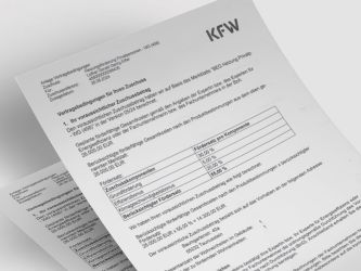 KfW-Förderunterlagen für energetische Sanierung